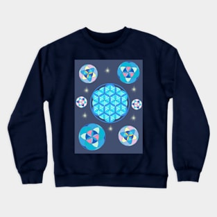 Flower of life, seed of life Crewneck Sweatshirt